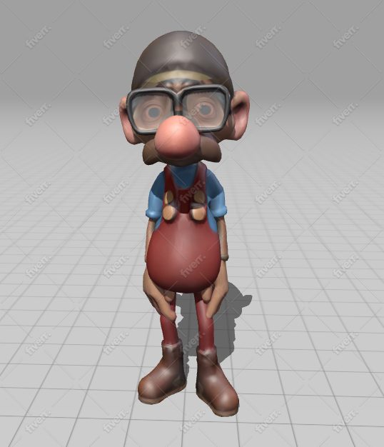 3D character delivery sheet