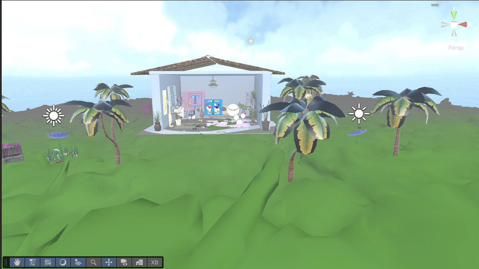 VR project screen 1