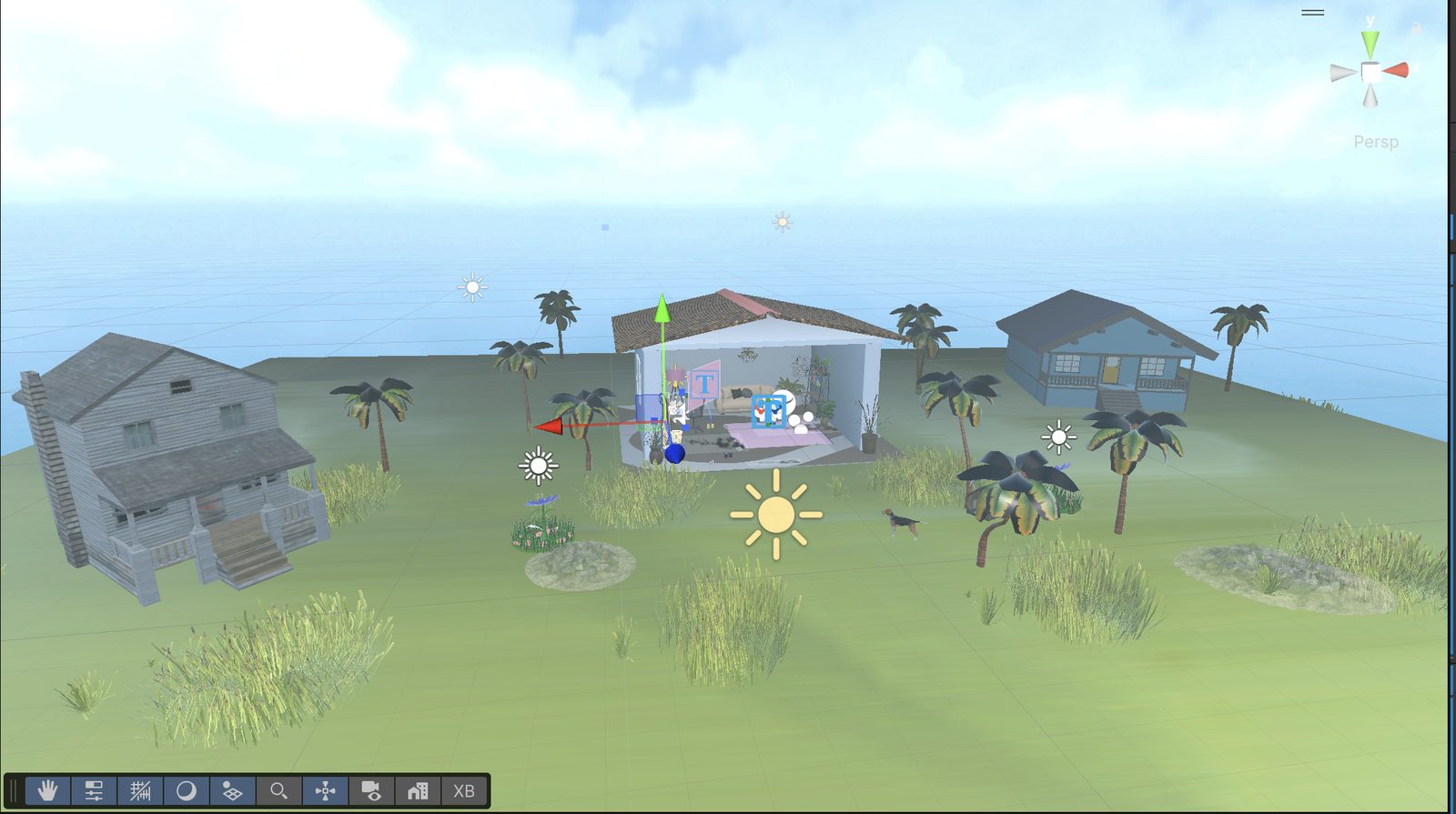 VR project screen 2