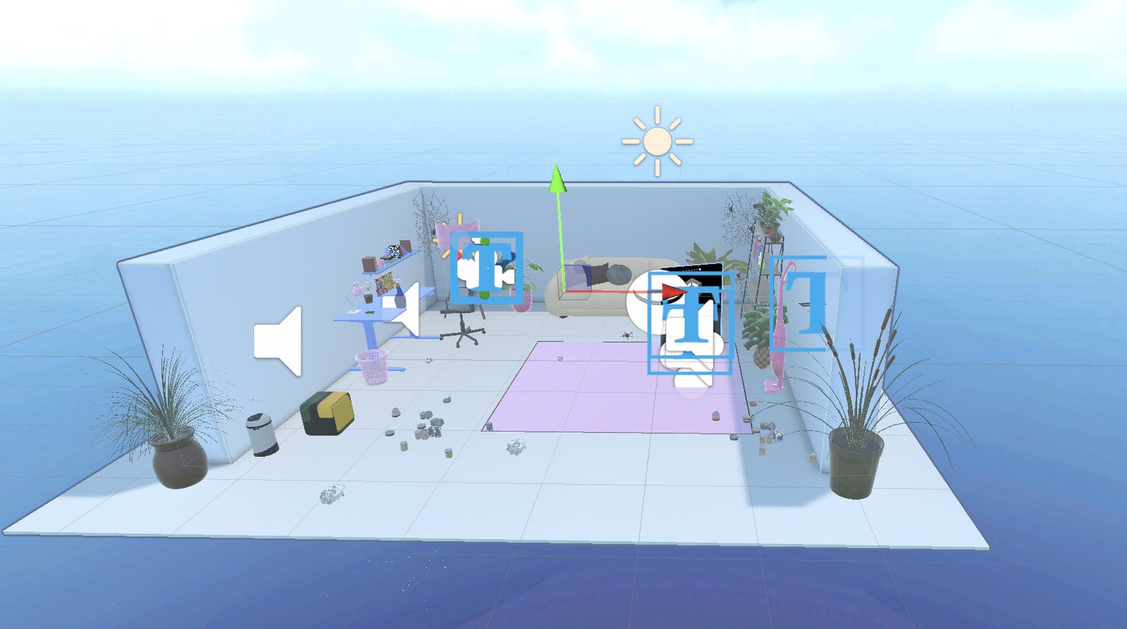 VR project screen 3